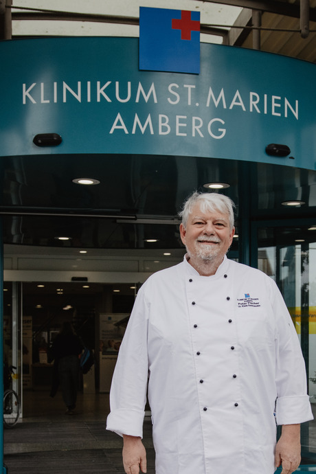 Klinikum St. Marien Amberg Küchenleitung am Eingang